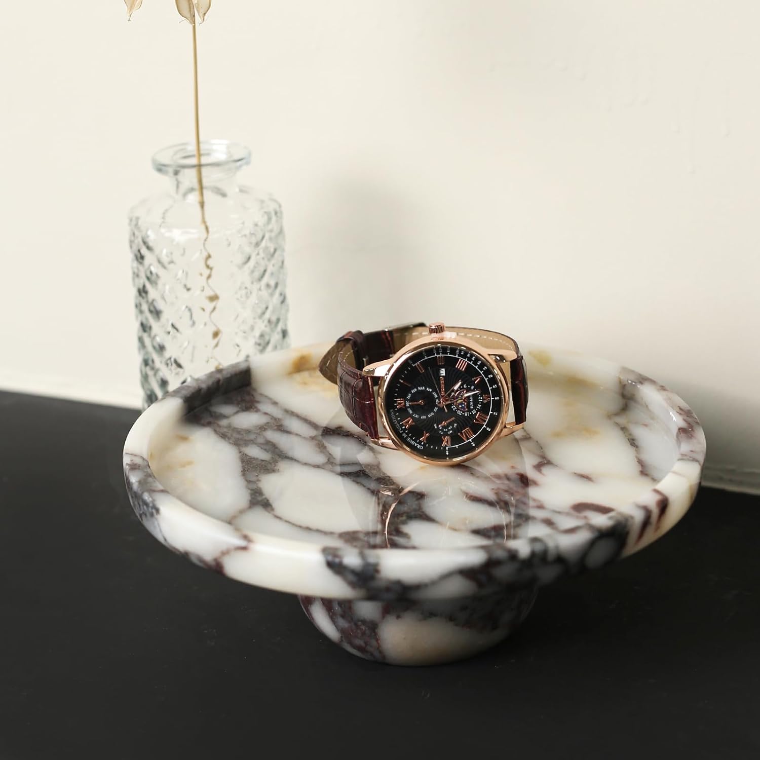 Preciousness Marble Decorative Tray for Home Decor,Living Room Decor,Coffee Table Decor,Decorative Tray for Living Room Decor, Kitchen Table Decor or Serving Tray