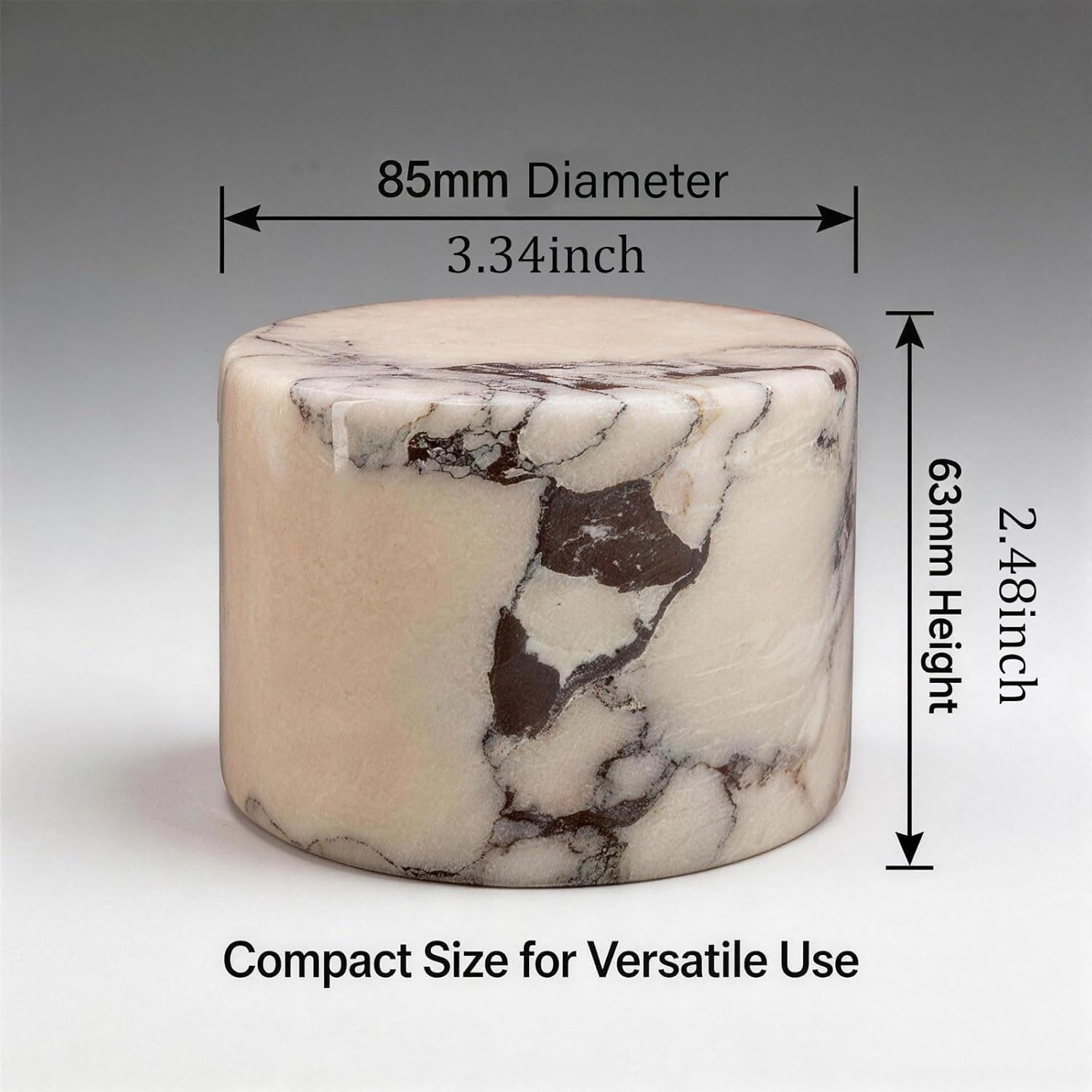 Touch Control Marble Night Light, Rechargeable Dimmable LED Portable Ambient Lamp