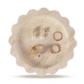 Koville Luxury Calacatta Viola Marble Tray, 11"x8" Scalloped Marble Vanity Tray for Countertop Bathroom Kitchen Dresser, Natural Stone Tray for Jewelry Perfume Home Decor, Decorative Catchall Tray