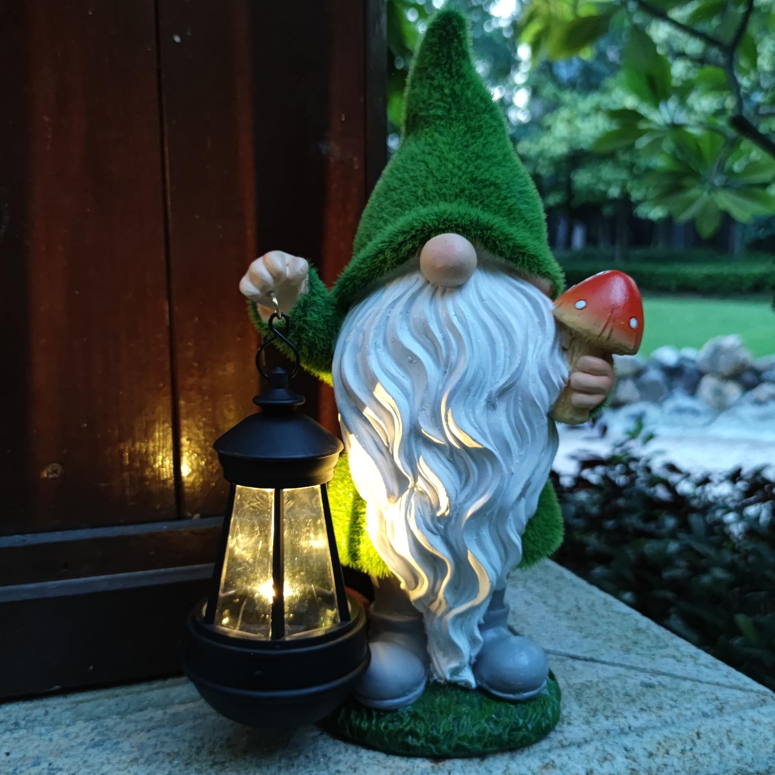 Large Turtle Solar Garden Outdoor Statues with Succulent and 6 LED Lights,Outside Solar Turtle Decor Art for Garden,Home,Lawn,Yard, Balcony Ornament
